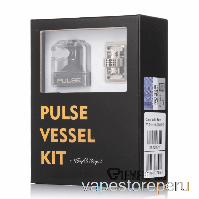 Vape Smoke Vandy Vape Pulse Aio Kit De Recipiente Gris Esmerilado